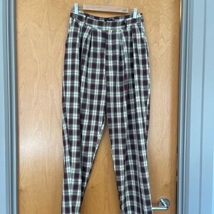Women’s Plaid Trousers